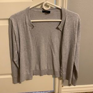 J crew gray sweater